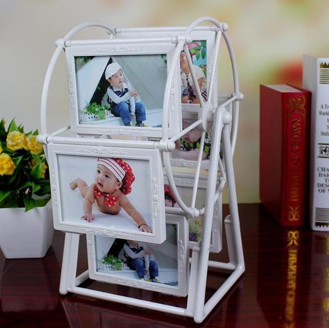 Home Decoration 5inch Windmill Plastic Photo Frame Kids Wholesaler Picture Photo Frame