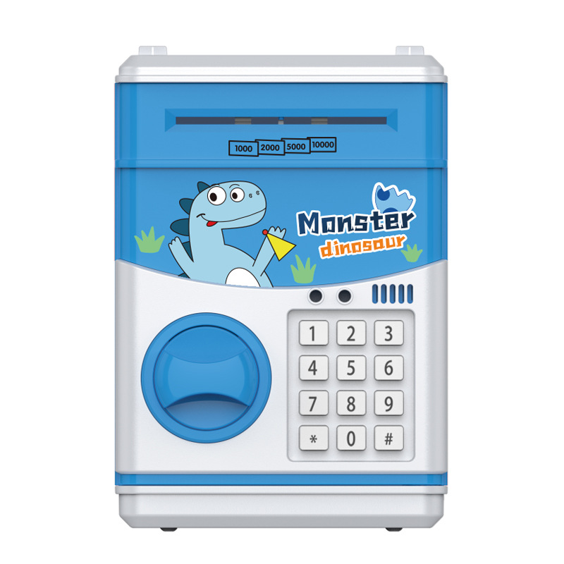 Electronic Digital Money Box Cash Coin Cartoon Kids Atm Piggy Bank