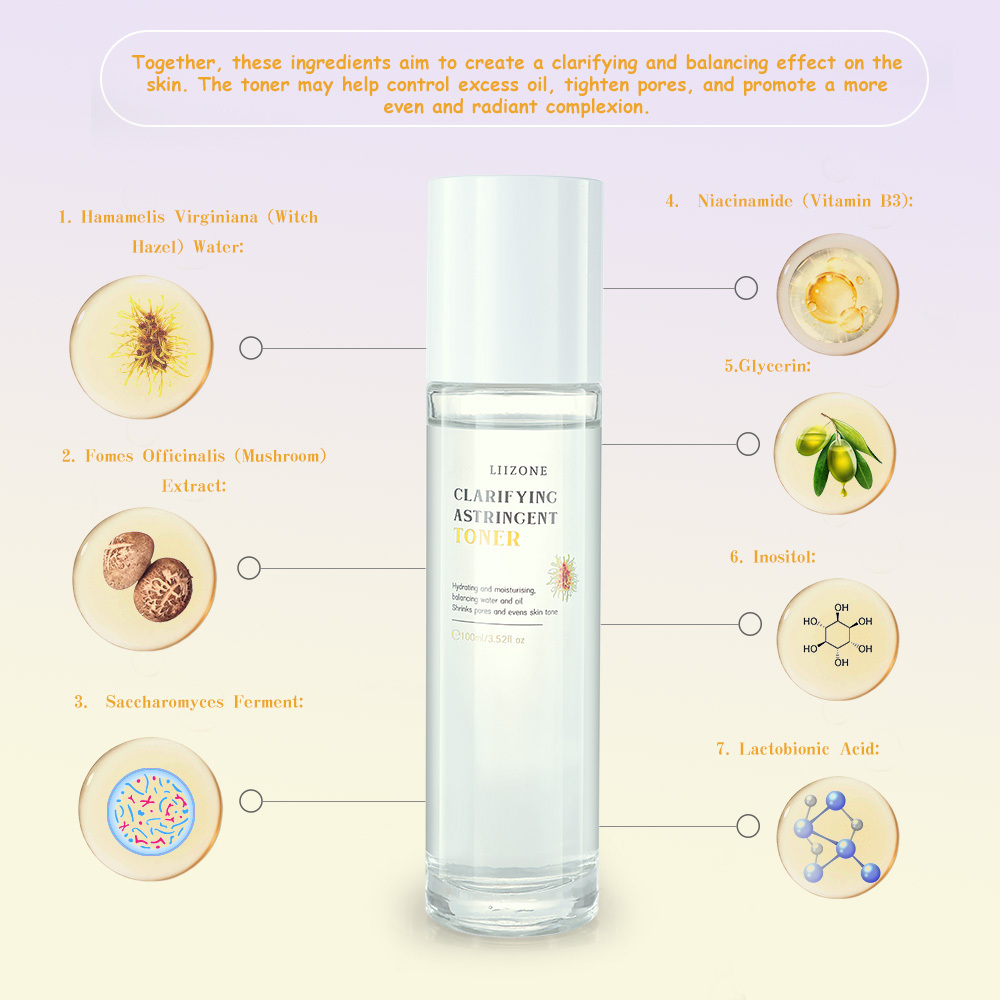 Toner Hydrating Moisturizing Natural Flower Extract Soothing Calming Mineral Hyaluronic Acid Panthenol Refreshing Toner