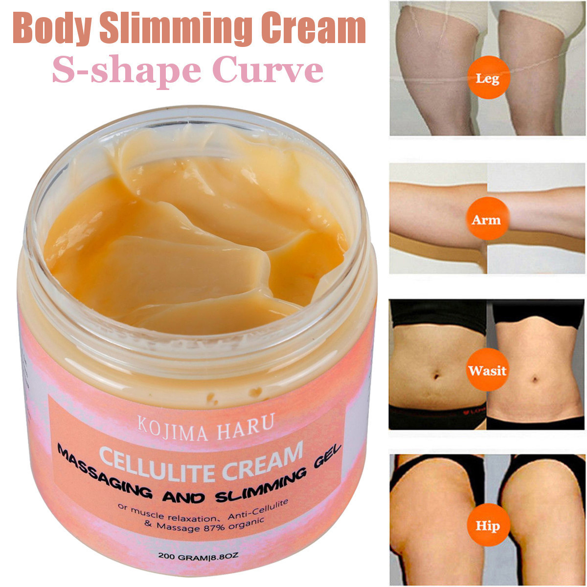 Wholesale OEM/ODM Label Weight Loss For Tummy Face Body Belly Burn Fat Burning Shaping Waist Hot Slimming Cellulite Slim Cream