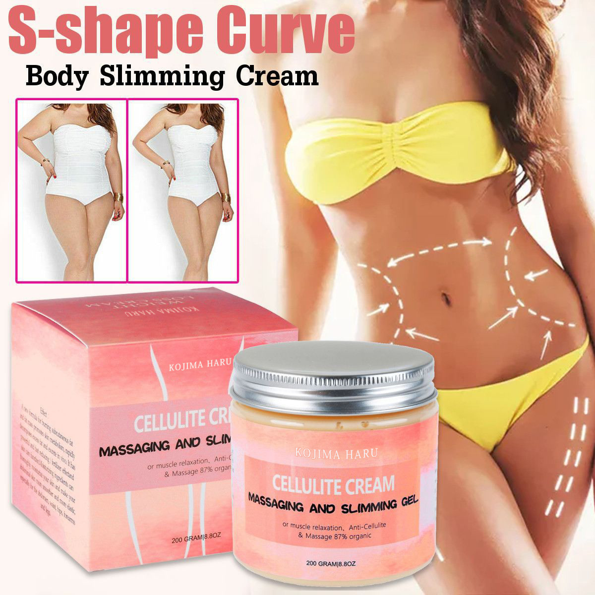 Wholesale OEM/ODM Label Weight Loss For Tummy Face Body Belly Burn Fat Burning Shaping Waist Hot Slimming Cellulite Slim Cream