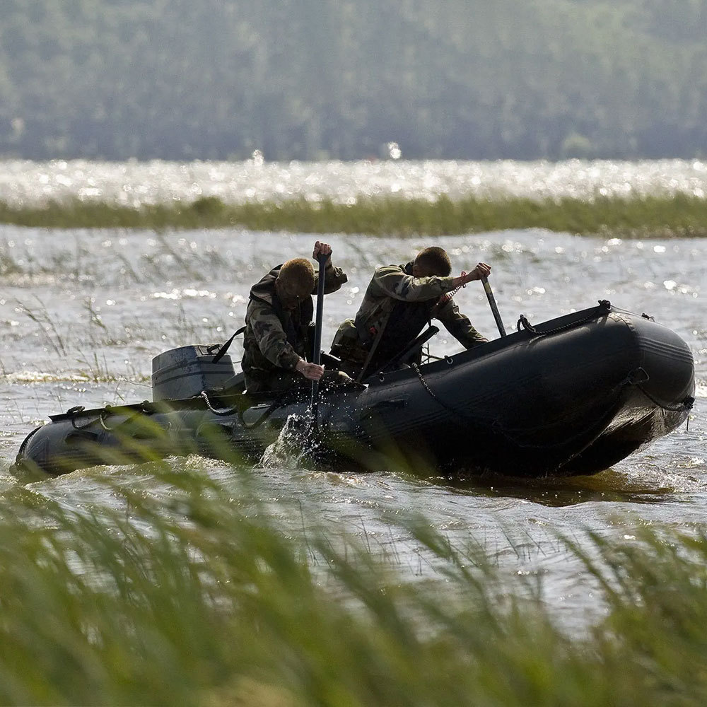 Self-Inflating and Fast-Inflation Highly Resistant Durable Hypalon FC470 Inflatable Rescue Boat Pontoon