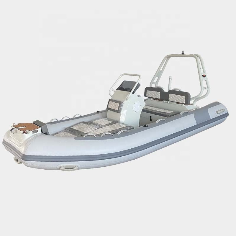 Best Selling CE 6 capacity high speed rib 360 390 orca hypalon deep-v aluminum rigid hull inflatable rib boat for sale