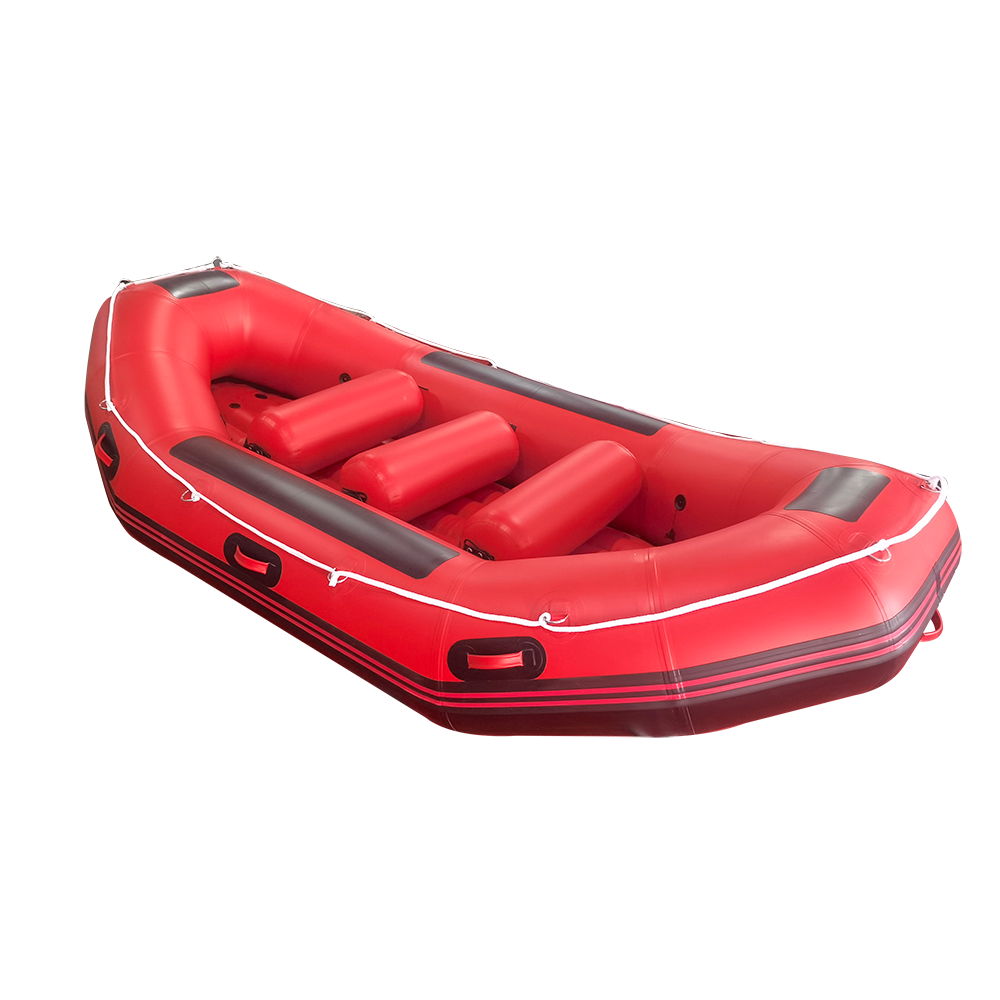 Durable 5.5m Inflatable Rafting Boat Dinghy For Fishing With Inflatable Floor