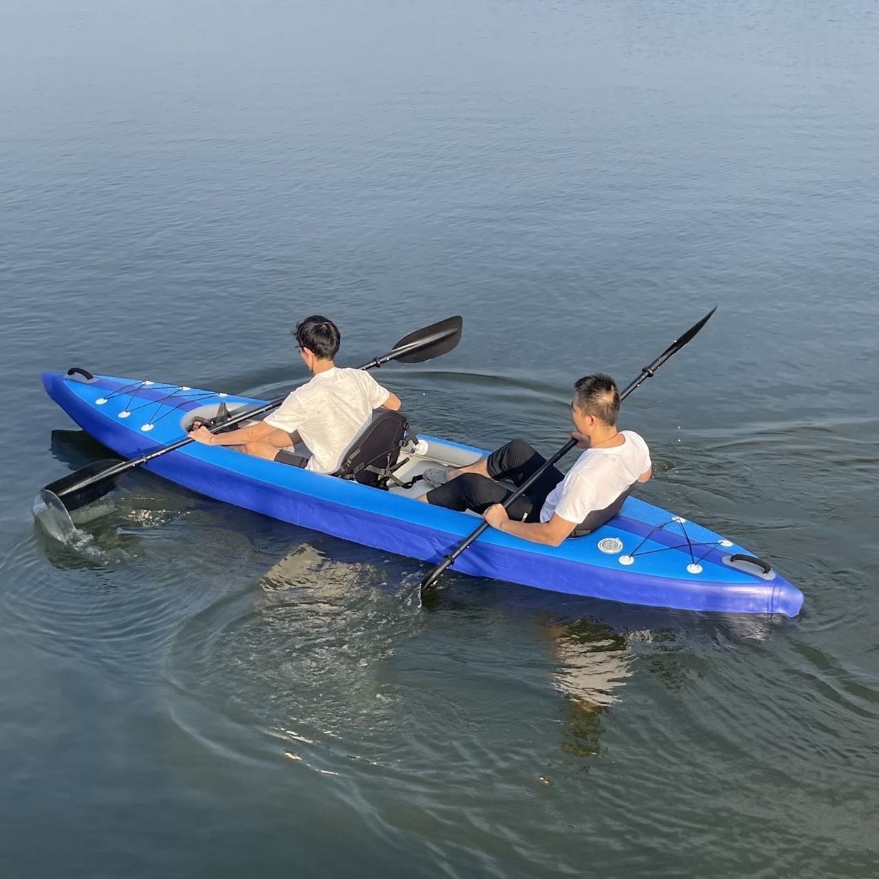 2 Person Kayak With Seat Paddle Fishing Boat Canoe Sale