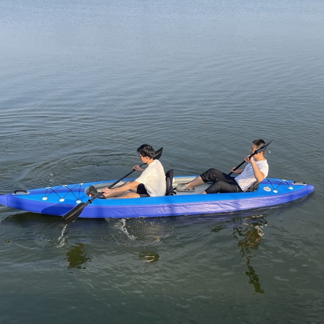 2 Person Kayak With Seat Paddle Fishing Boat Canoe Sale