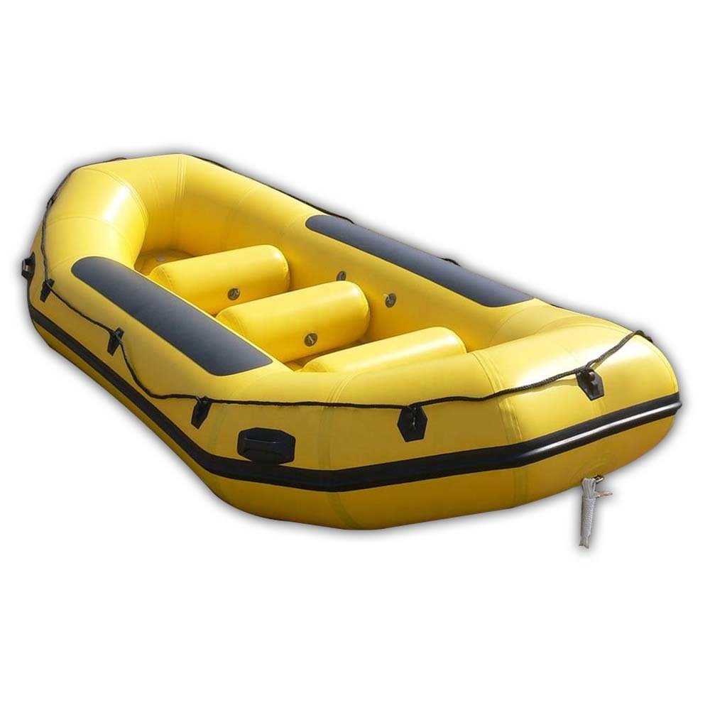 Durable 5.5m Inflatable Rafting Boat Dinghy For Fishing With Inflatable Floor