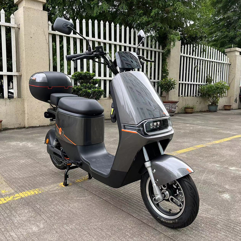 1000W Powerful 2 Wheel Electric Moped 60V 20ah Lead Acid Battery Electric Scooter