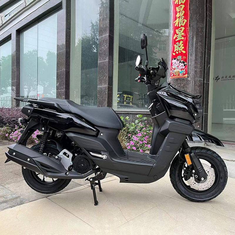 150cc powerful motorcycles 4 stroke CDI hydraulic suspension Disk/Drum brake legal road gas scooter