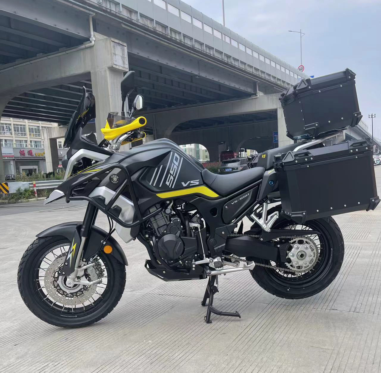 Wholesale price MOXIAO500X gas scooter 500cc Water cooling  double cylinder high speed Hydraulic damping system