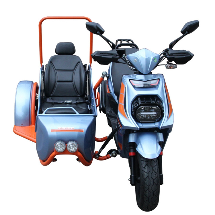 Factory Wholesale Oem Fuel Gasoline Trike Motorcycle Can Take Pet Gas Tricycle Sidecar Scooter With Sidecar