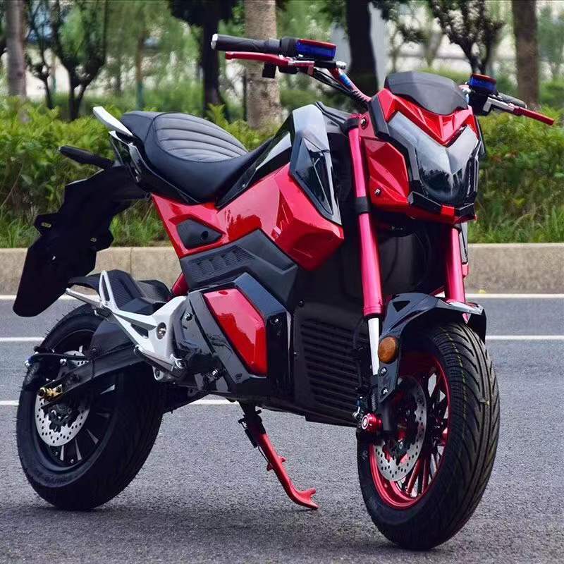 China High-speed Sport Bike Street Legal Classic Adult High Speed Racing Scooter 72v 3000w Electric Motorcycle