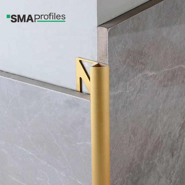 SMAProfiles high quality cheap price plywood aluminum tile edge trim in India