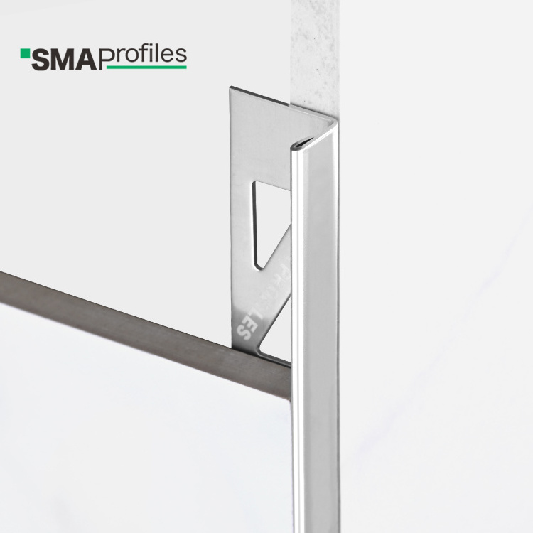 SMAProfiles Corner Strip L-shape Edge Protection  flat l profile mirror l shape stainless steel tile edge trim