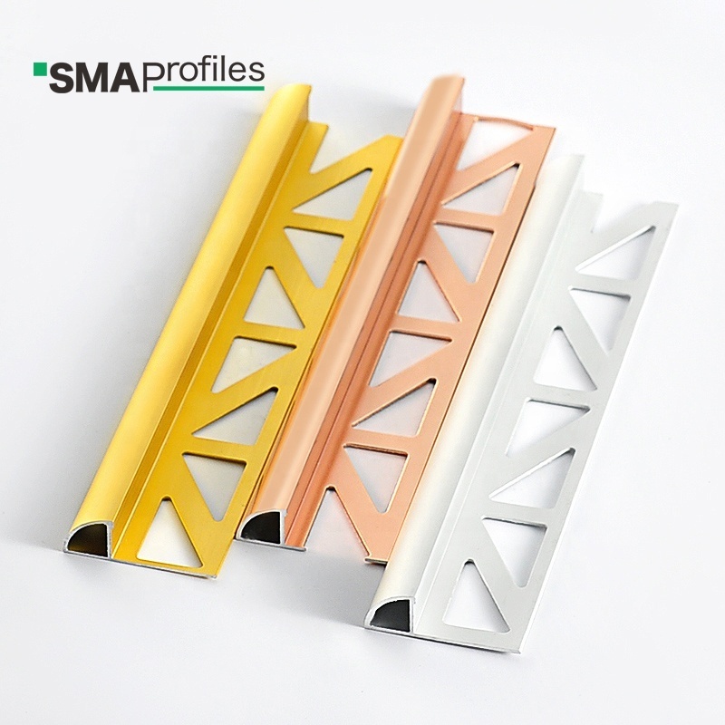 SMAProfiles high quality cheap price plywood aluminum tile edge trim in India