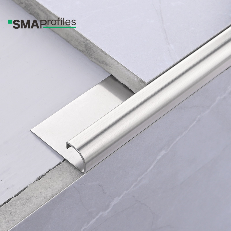 SMAProfiles decorative flexible round angle metal ceramic wall floor tile corner edge transition strip trim