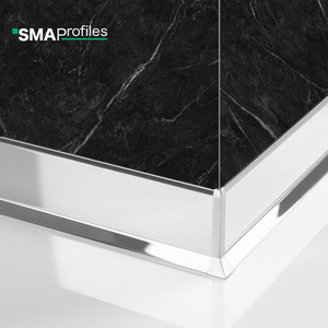 SMAProfiles Metal stainless steel 304 Skirting board, flooring accessories and Decorative Aluminium baseboard