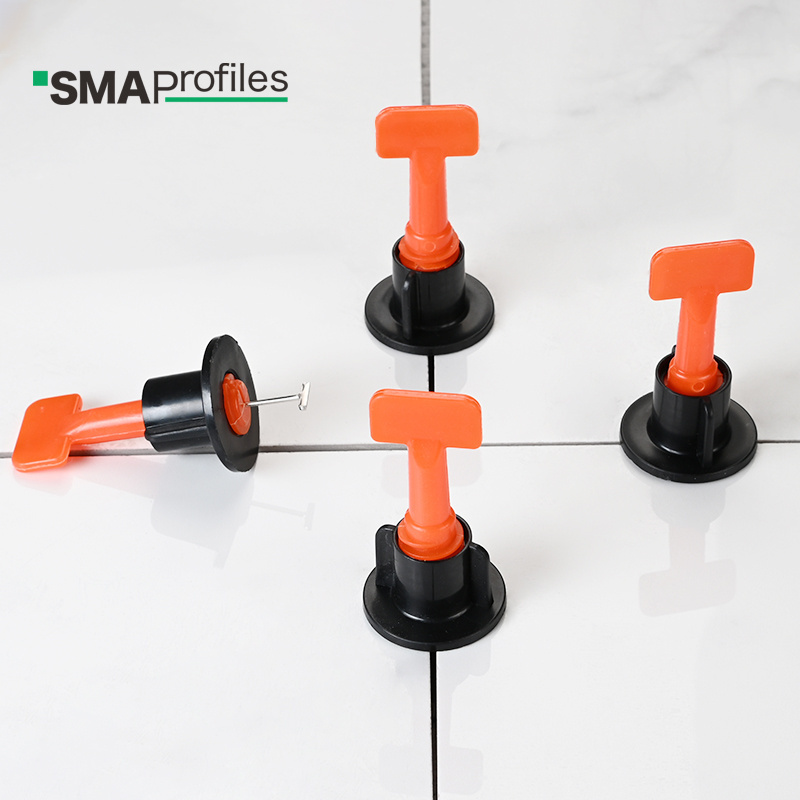 2023 SMAProfiles Factory Price tile accessories Recycle spacer to Ceramic Tiles Tools Leveling System clips