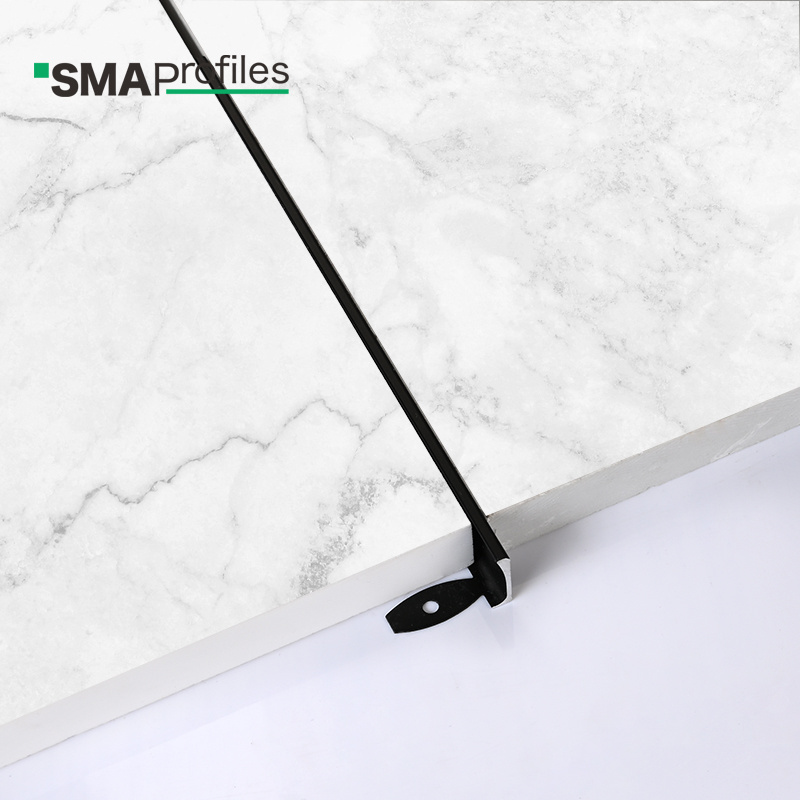 SMAProfiles OEM & ODM curved tile trim flexible metal edge profile aluminum tile trim