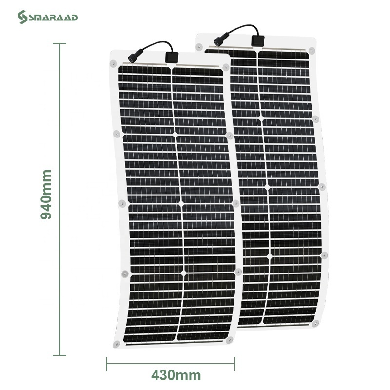 SMARAAD flexible 300 watt solar panels for home balcony use getting solar panels installed solar panel power bank