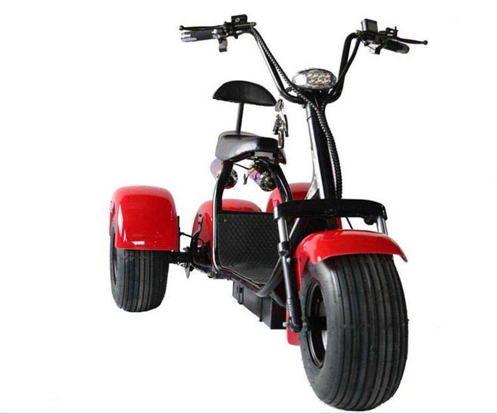 2023 fat tire three wheel citycoco off-road electric scooter for sale