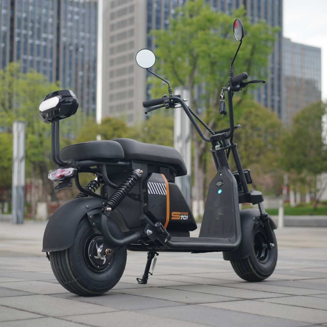 CE 48v Europe Warehouse 1000w Fat Tire Moped Electric Motorcycles Scooter Kids Electric Dirt bike Citycoco Scooter