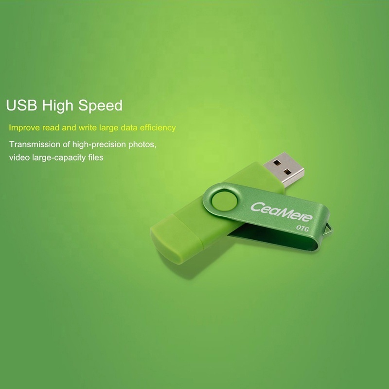 Ceamere CMC5 XC OTG USB Flash Drive 128GB 64GB 32GB 16GB 8GB 4GB 2GB Pen Drive Smartphone Pendrive OTG 2.0 USB Flash Drive