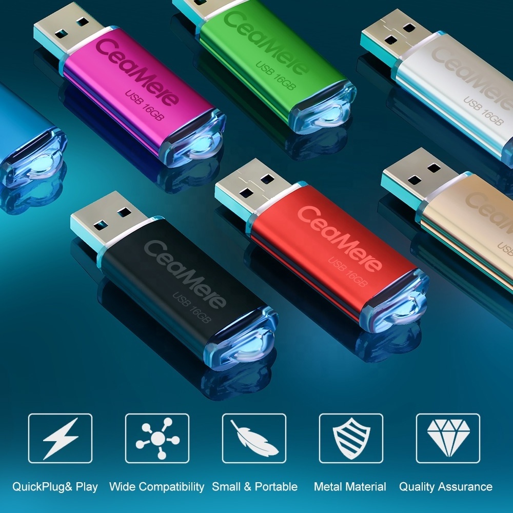 Ceamere CMU010 USB 2.0 Flash Pen Drives 2GB 4GB 16GB 32GB 64GB 128GB Mini Pen Drive Flash Disk 32GB Pendrive USB Memory Stick