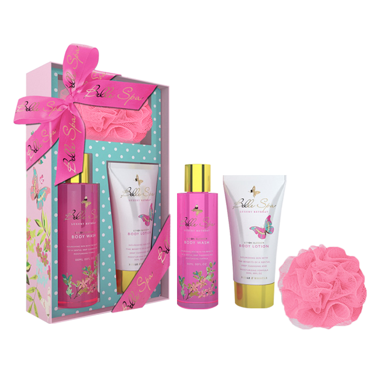 2023 Luxury Wholesale bath kit relaxing SPA ladies bath body care work shower gel gift sets