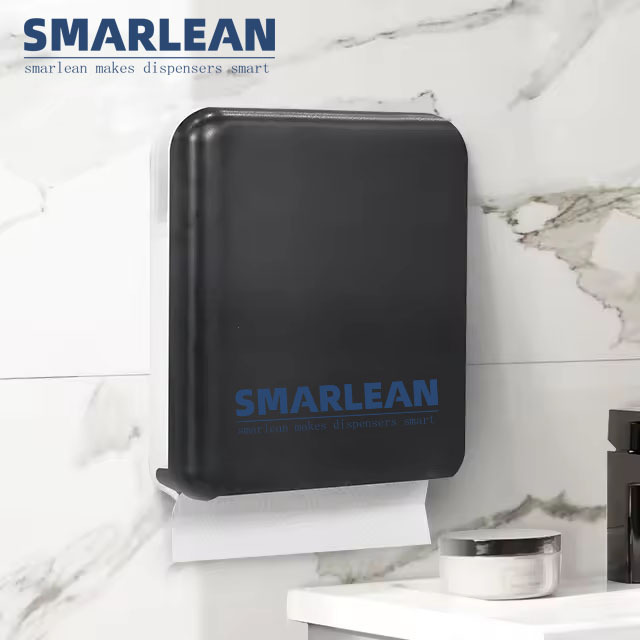 Smarlean GF1 Fold Paper Towel Dispenser Big Capacity Interfold Toilet Hand Interleave Tissue Folded Paper Toliet Towel Dispenser