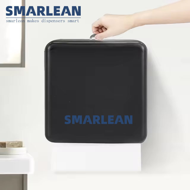 Smarlean GF1 Fold Paper Towel Dispenser Big Capacity Interfold Toilet Hand Interleave Tissue Folded Paper Toliet Towel Dispenser