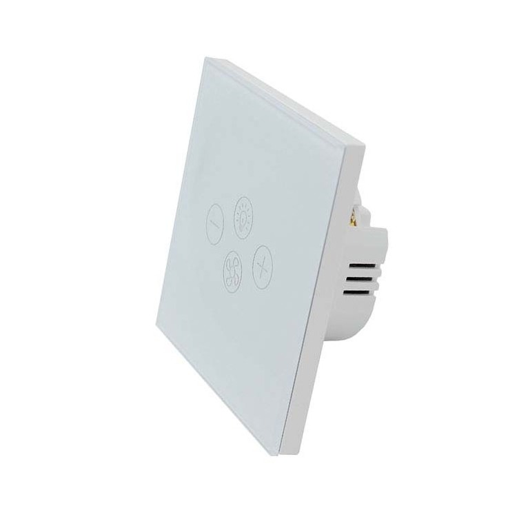 SMARSECUR Popular WiFi Controlled Smart Ceiling Fan Bulb Switch Tuya Smart Touch Panel Fan Speed Regulator Switch