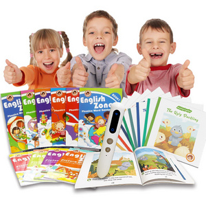 Children Education OEM Learning Tools Smart English Talking Pen Books for Kids Arabic and English