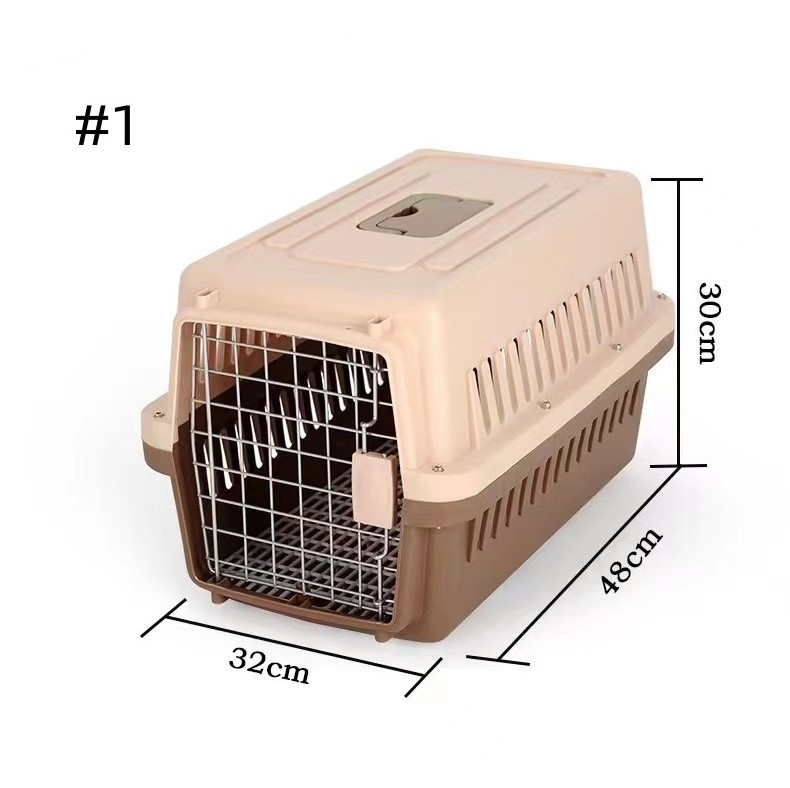 IATA Airline Approved Plastic Pet Carrier Dog Crate for travelling