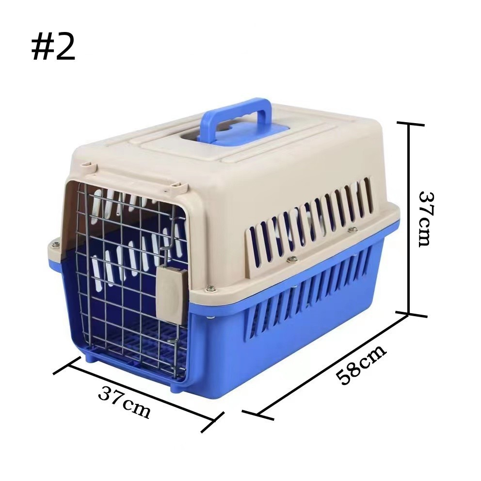 IATA Airline Approved Plastic Pet Carrier Dog Crate for travelling