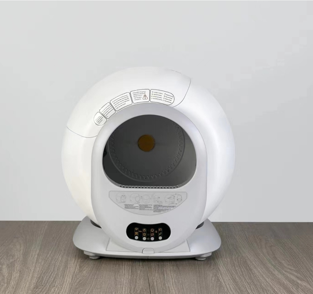 2024 New design 65L so large space smart cat toilet easy clean small footprint double selfing cleaning automatic cat litter box