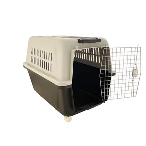 IATA Airline Approved Plastic Pet Carrier Dog Crate for travelling