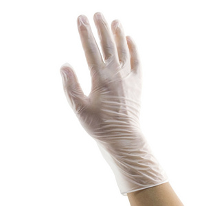 Flexible Oil Resistant Food Handling Vinyl Disposable Gloves Food Grade