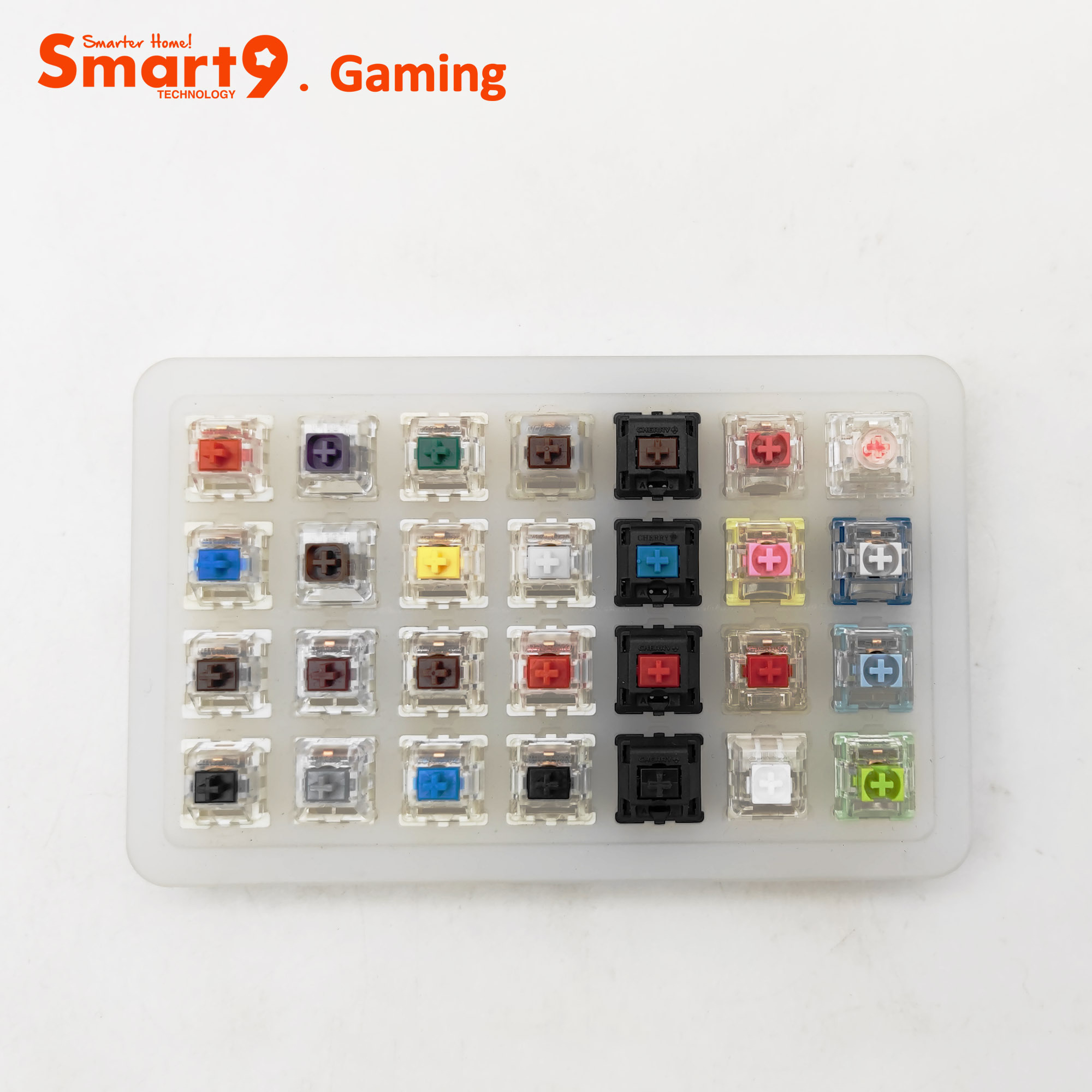 Smart9 Gaming Keyboard Switch Tester for Mechanical Switch Kailh Gateron Cherry Outemu TTC Switch with Keycaps