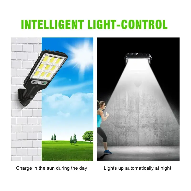 Solar Light Outdoor Motion Sensor Recharge Solar Wall Light Waterproof Emergency Led Light For Street Garden Porch Lamp