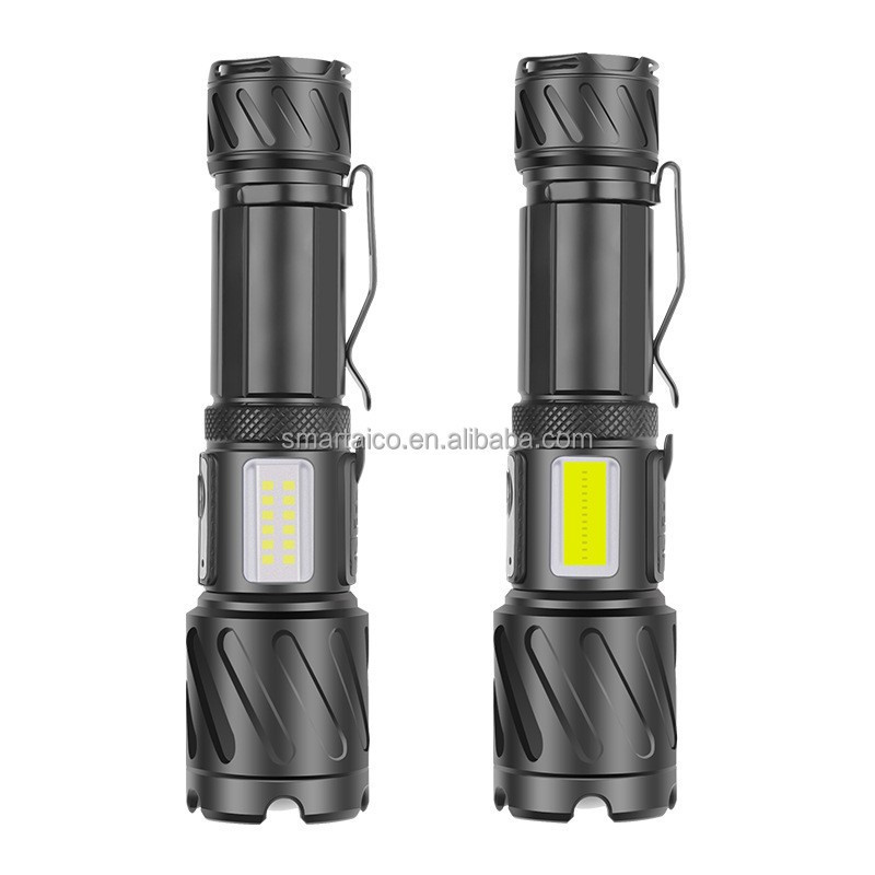 Waterproof Flash Light Emergency Camping Led Brightest Flashlights High Lumens Rechargeable