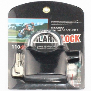 Motorcycle alarm lock Padlock alarm Waterproof siren alarm lock