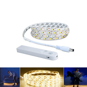 Motion Activated Bed Light, Flexible LED Strip Motion Sensor Night Light Bedside Lamp Illumination with Automatic Shut Off Time