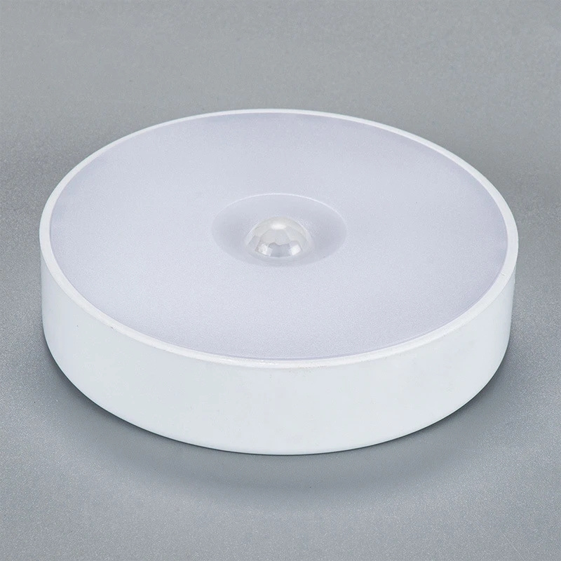 LED Under Cabinet Lights Closet Light  0.6w USB battery rechargeable Round Bookshelf Kitchen wall mounted Lamp