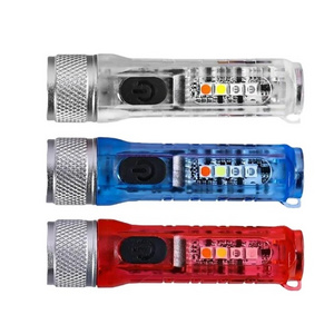 Mini Led Flashlight USB Rechargeable Keychain Pocket Clip Small Tactical Handheld Flash Light