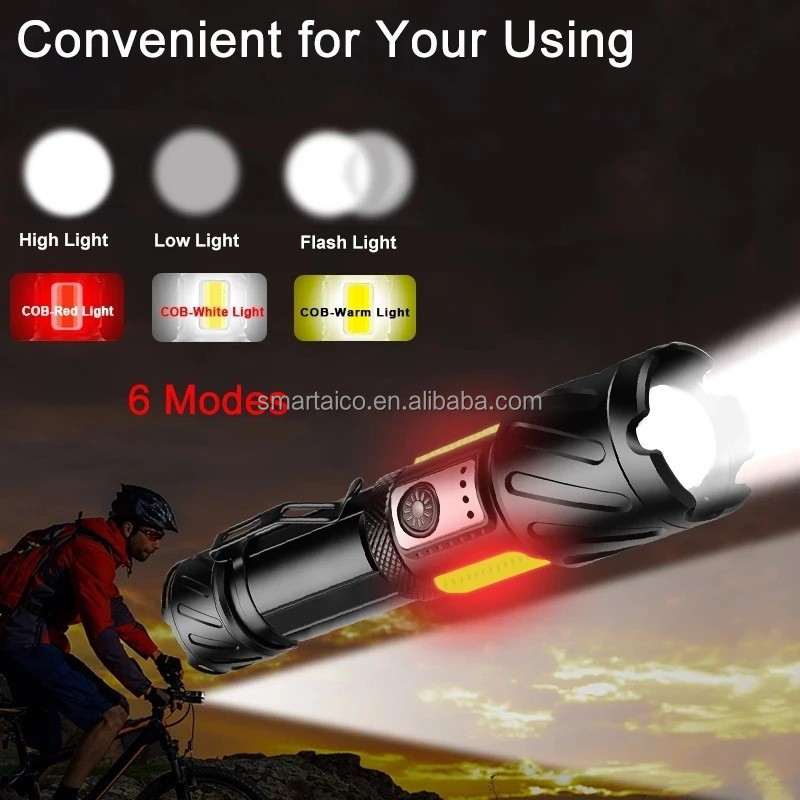 Super Bright 4000 Lumen Xhp160 Led High Power Tactical Brightest Handheld Emergency Flashlight