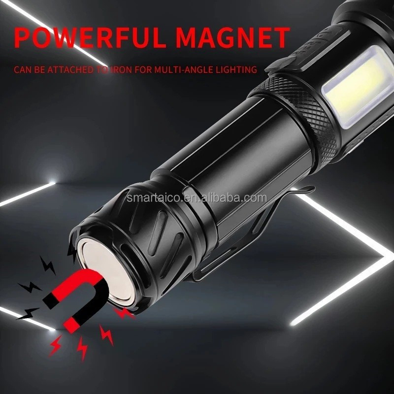 Waterproof Flash Light Emergency Camping Led Brightest Flashlights High Lumens Rechargeable