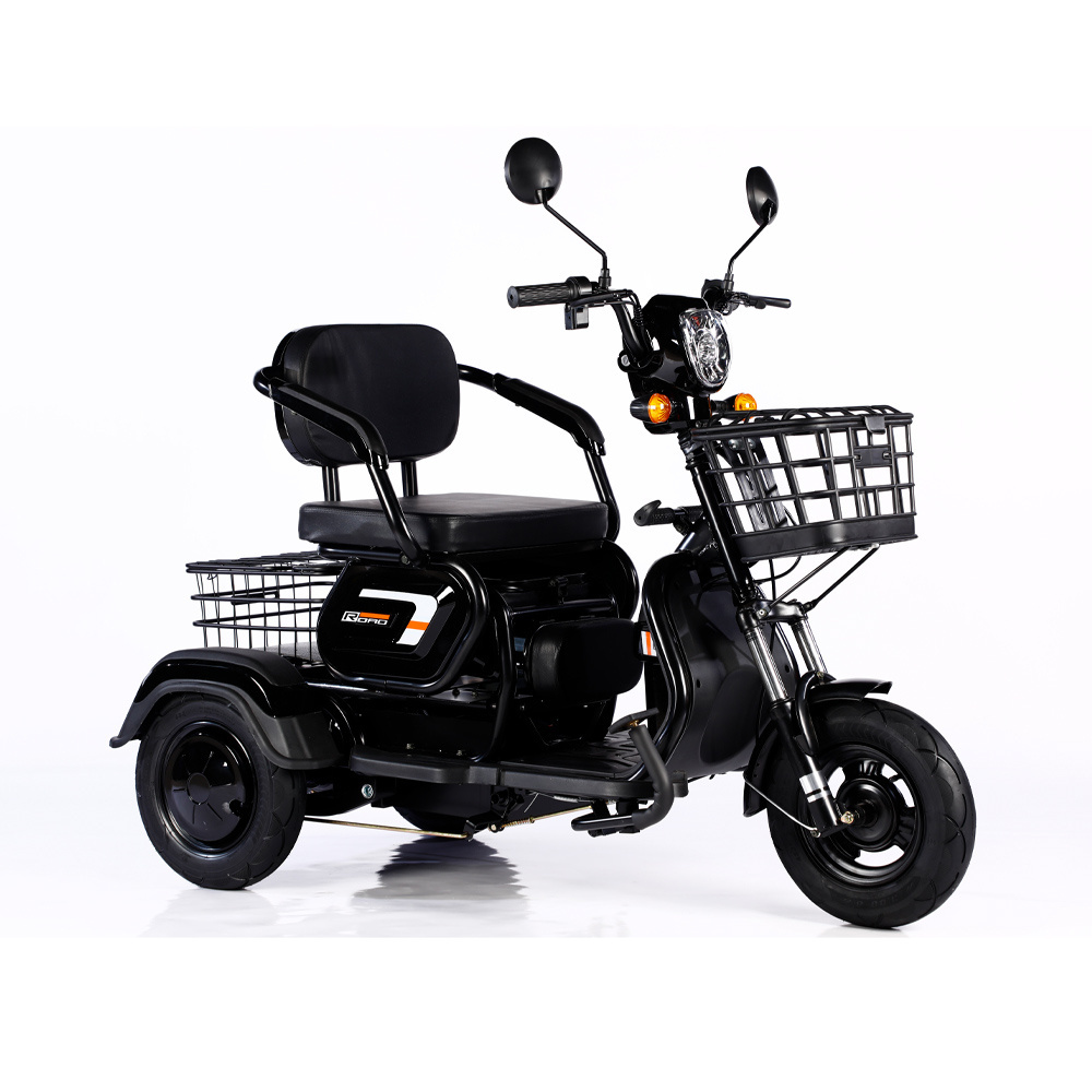 Wholesale 14 Inch Electric Cargo Tricycle Motorcycle 600W 48V E-Bike 3 Wheels Electric Bike