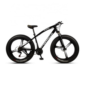 Wholesale 21/24/27/30-speed 3-spoke wheel fat tyre bike full suspension mountainbike 26 inch fat bike