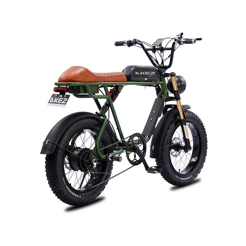 High Quality 48V 500W Fat Tire Electric Bike 20 Inch Adult E Mountain Bike 13 Ah Lithium Battery Fast E Bike For Sale